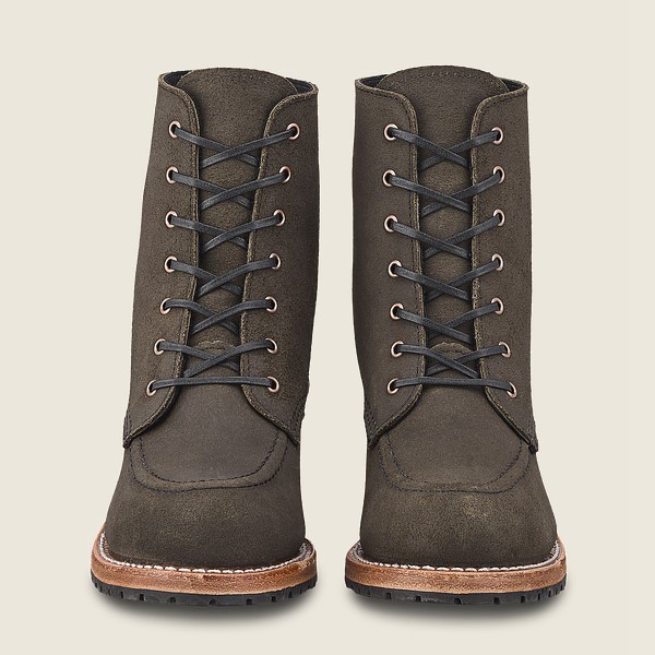 Red Wing Heritage Bot Bayan - Clara - Heeled Acampo Deri - Koyu Gri - 67QCMFVAS